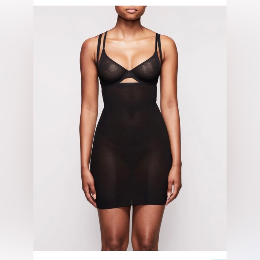Skims sheer sculpting dress